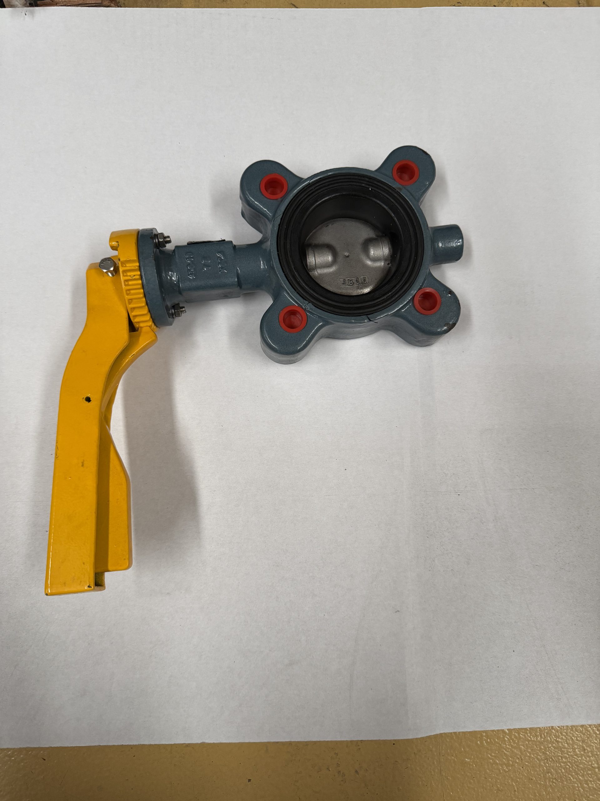 T/E GASMARK APPROVED LUG LEVER OPERATED BUTTERFLY VALVE - Image 3