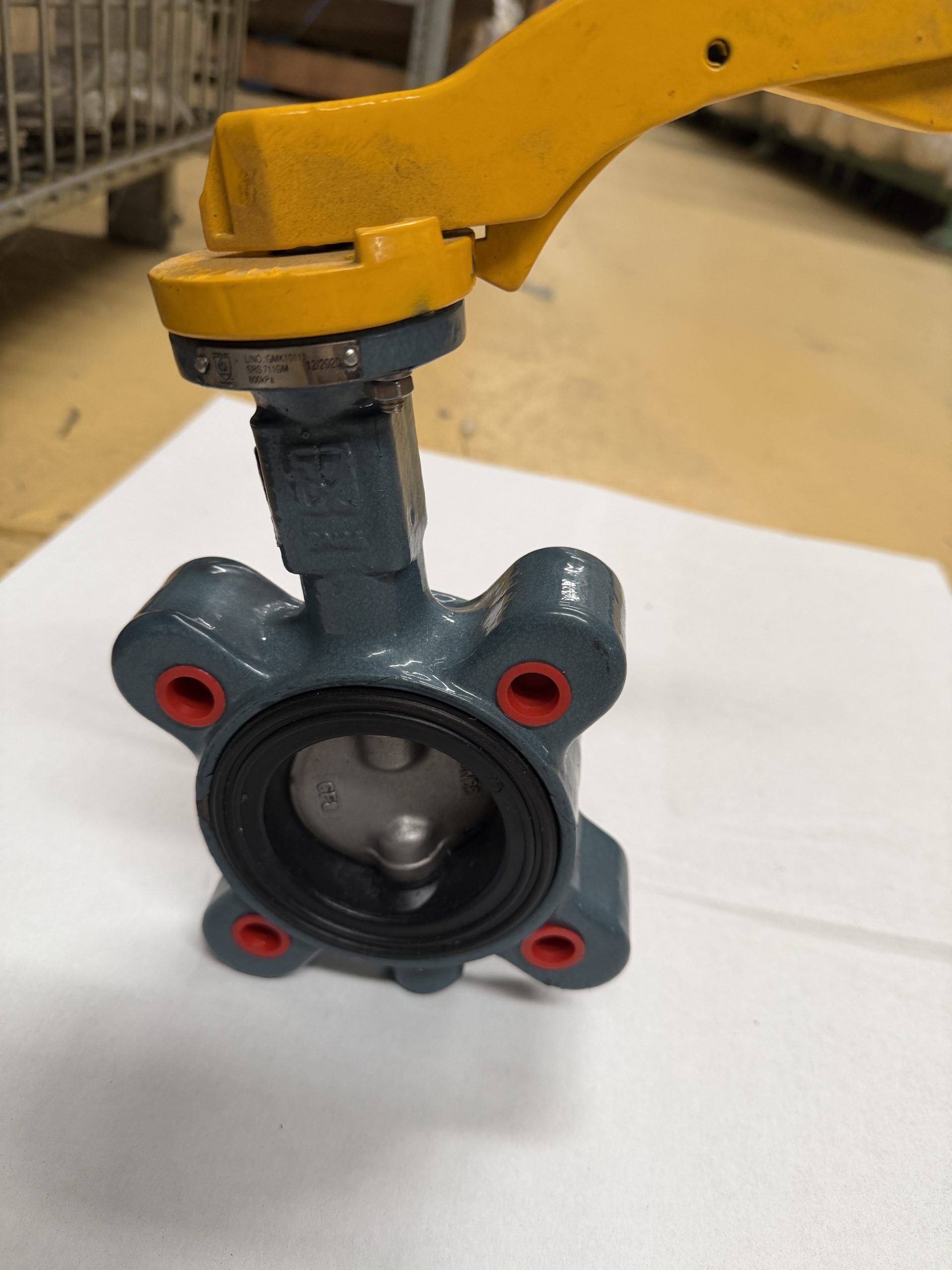 T/E GASMARK APPROVED LUG LEVER OPERATED BUTTERFLY VALVE - Image 5