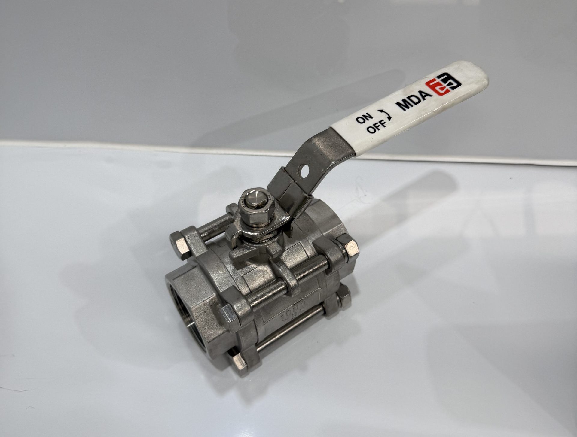 316 STAINLESS STEEL 3 PIECE FULL BORE BALL VALVE F/F