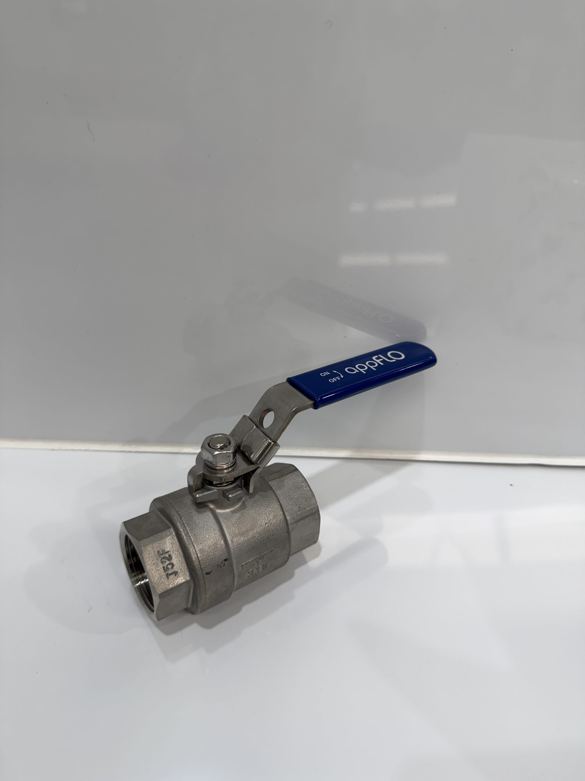 316 STAINLESS STEEL 2 PIECE FULL BORE BALL VALVE F/F - Image 4